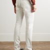Slim-Fit Panama Stretch-Cotton Canvas Trousers - BK