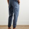 Teknosartorial Slim-Fit Tapered Cotton-Blend Poplin Drawstring Trousers - BK Teknosartorial Slim-Fit Tapered Cotton-Blend Poplin Drawstring Trousers - BK