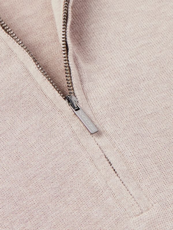 Zanone Slim-Fit Cotton Zip-Up Sweater - CU Zanone Slim-Fit Cotton Zip-Up Sweater - CU