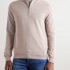 Zanone Slim-Fit Cotton Zip-Up Sweater - FR Zanone Slim-Fit Cotton Zip-Up Sweater - FR
