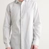 Glanshirt Slim-Fit Spread-Collar Striped Cotton Oxford Shirt - FR Glanshirt Slim-Fit Spread-Collar Striped Cotton Oxford Shirt - FR