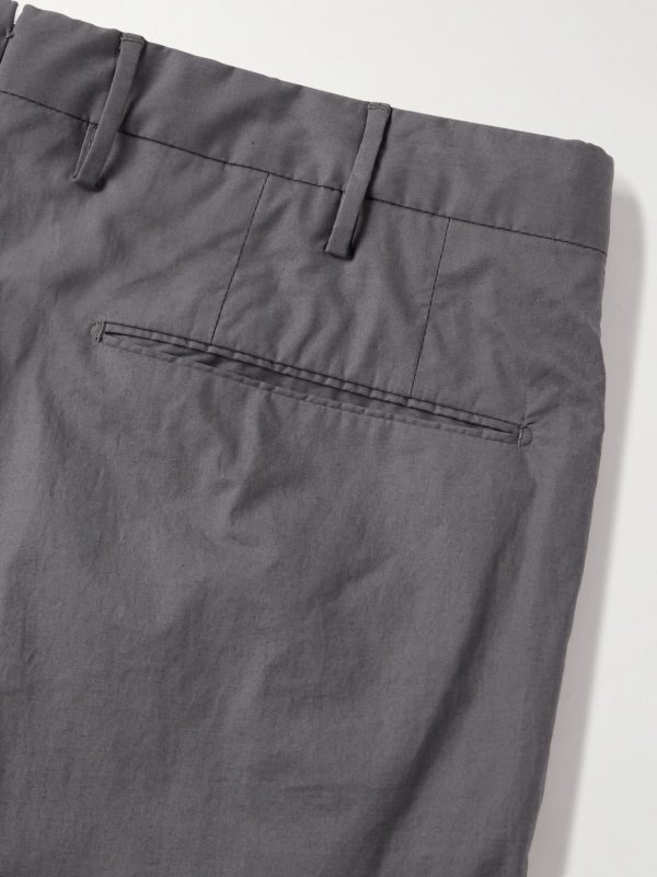 Venezia 1951 Slim-Fit Cotton-Blend Poplin Trousers - CU Venezia 1951 Slim-Fit Cotton-Blend Poplin Trousers - CU