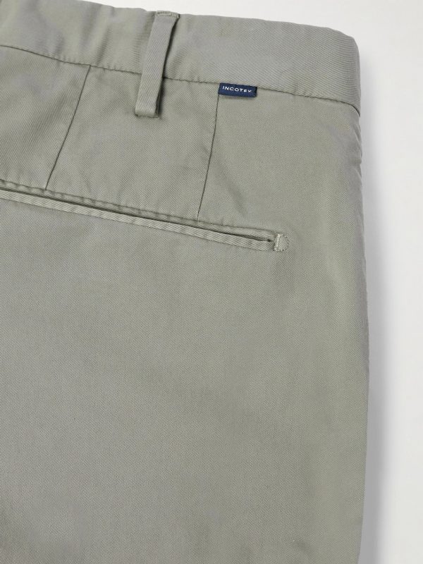 Venezia 1951 Slim-Fit Stretch-Cotton Twill Trousers - CU Venezia 1951 Slim-Fit Stretch-Cotton Twill Trousers - CU