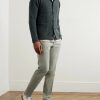 Venezia 1951 Slim-Fit Stretch-Cotton Twill Trousers - OU Venezia 1951 Slim-Fit Stretch-Cotton Twill Trousers - OU