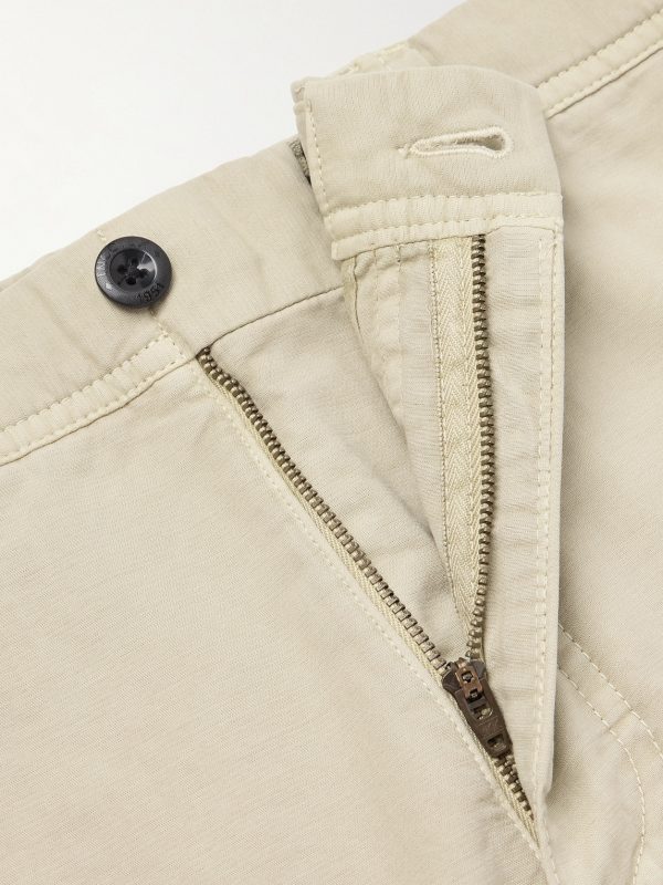 Tapered Cotton-Blend Cargo Trousers - E1 Tapered Cotton-Blend Cargo Trousers - E1