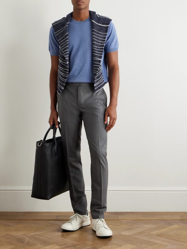 Venezia 1951 Slim-Fit Virgin Wool Trousers - OU