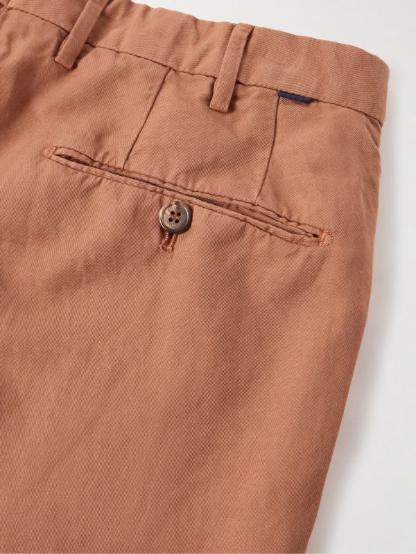 Venezia 1951 Slim-Fit Garment-Dyed Chinolino Trousers - CU Venezia 1951 Slim-Fit Garment-Dyed Chinolino Trousers - CU