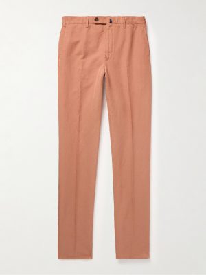 Venezia 1951 Slim-Fit Garment-Dyed Chinolino Trousers Venezia 1951 Slim-Fit Garment-Dyed Chinolino Trousers