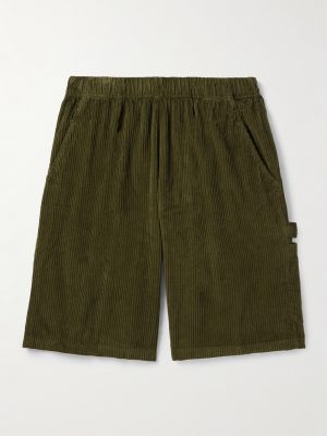 Wide-Leg Cotton-Corduroy Utility Shorts Wide-Leg Cotton-Corduroy Utility Shorts