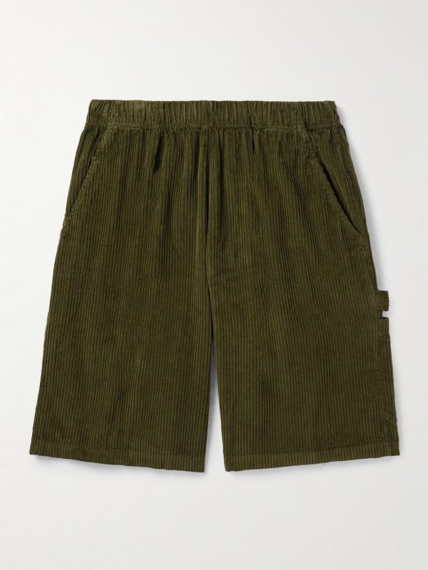 Wide-Leg Cotton-Corduroy Utility Shorts Wide-Leg Cotton-Corduroy Utility Shorts