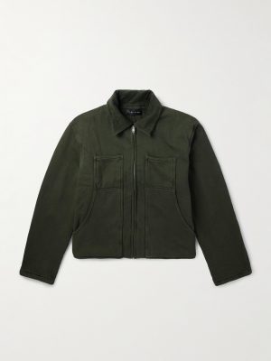 Utility Heavyweight Structured-Fleece Cotton-Jersey Jacket Utility Heavyweight Structured-Fleece Cotton-Jersey Jacket