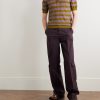 Wide-Leg Garment-Dyed Cotton-Poplin Cargo Trousers - OU
