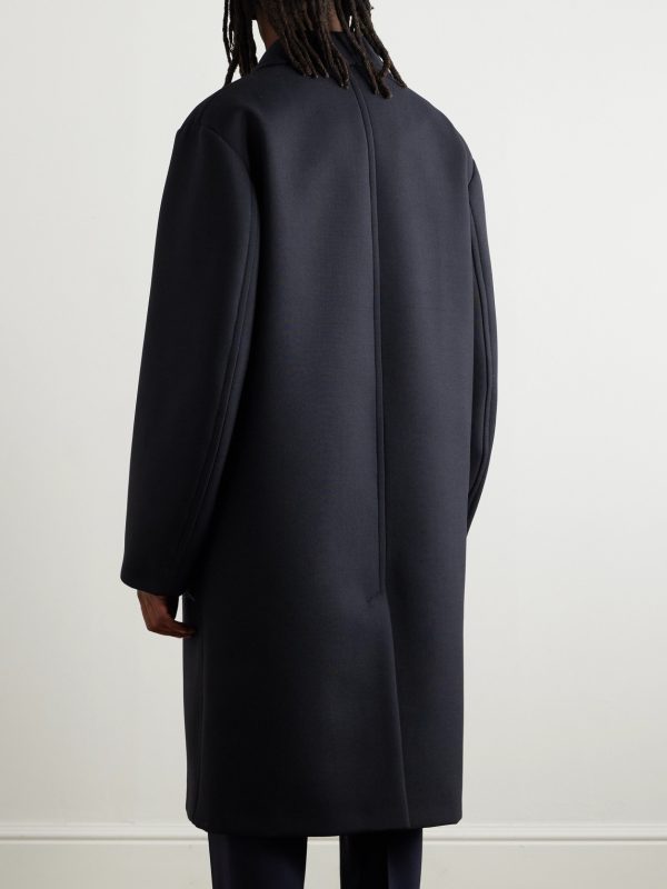 Oversized Canvas Car Coat - BK Oversized Canvas Car Coat - BK