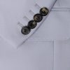 Slim-Fit Double-Breasted Wool and Mohair-Blend Blazer - CU Slim-Fit Double-Breasted Wool and Mohair-Blend Blazer - CU