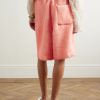 Wide-Leg Pleated Brushed Alpaca and Wool-Blend Shorts - BK Wide-Leg Pleated Brushed Alpaca and Wool-Blend Shorts - BK