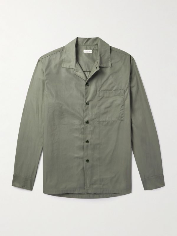 Camp-Collar Shell Shirt Camp-Collar Shell Shirt