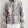 Floral-Print Denim Jacket - FR Floral-Print Denim Jacket - FR