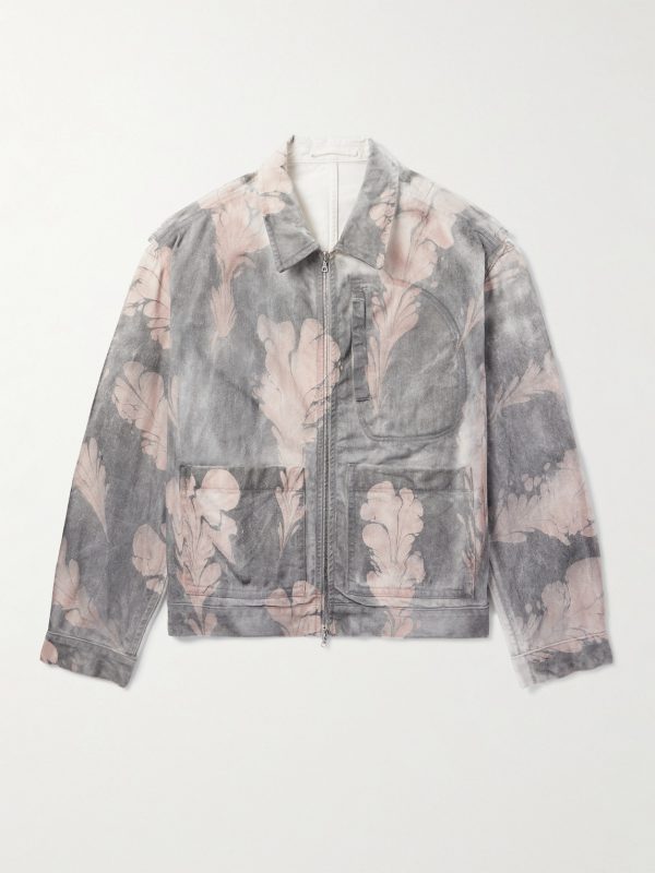 Floral-Print Denim Jacket Floral-Print Denim Jacket