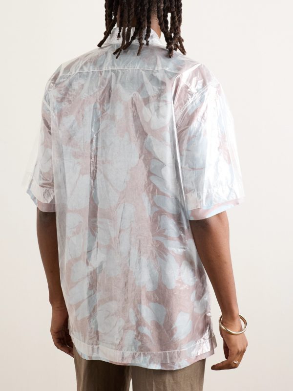 Double-Faced Crinkled-Shell Shirt - BK