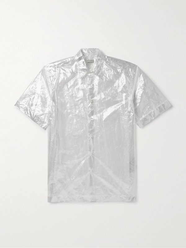 Double-Faced Crinkled-Shell Shirt