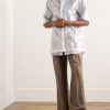 Double-Faced Crinkled-Shell Shirt - OU