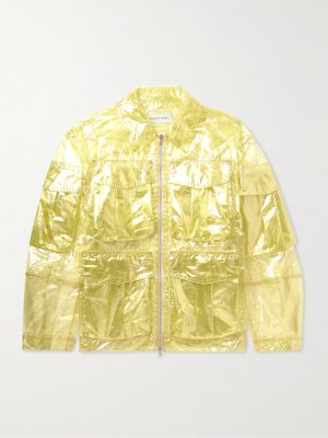 Crinkled-Nylon Field Jacket