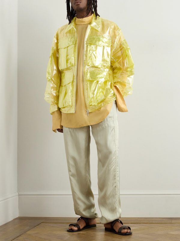 Crinkled-Nylon Field Jacket - OU Crinkled-Nylon Field Jacket - OU
