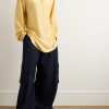 Wide-Leg Pleated Wool-Twill Cargo Trousers - OU Wide-Leg Pleated Wool-Twill Cargo Trousers - OU