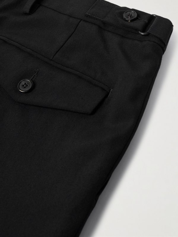 Slim-Fit Straight-Leg Wool Trousers - CU