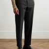 Slim-Fit Straight-Leg Wool Trousers - FR
