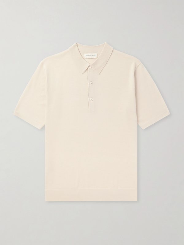 Slim-Fit Merino Wool Polo Shirt Slim-Fit Merino Wool Polo Shirt