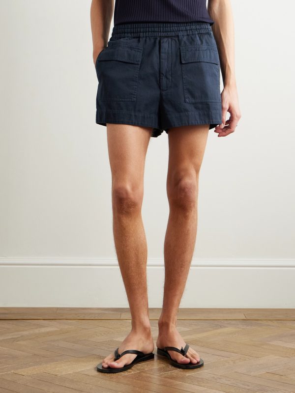 Straight-Leg Cotton-Twill Cargo Shorts - FR