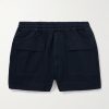 Straight-Leg Cotton-Twill Cargo Shorts