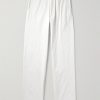 Straight-Leg Cotton Trousers Straight-Leg Cotton Trousers