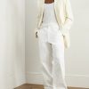 Straight-Leg Cotton Trousers - OU Straight-Leg Cotton Trousers - OU