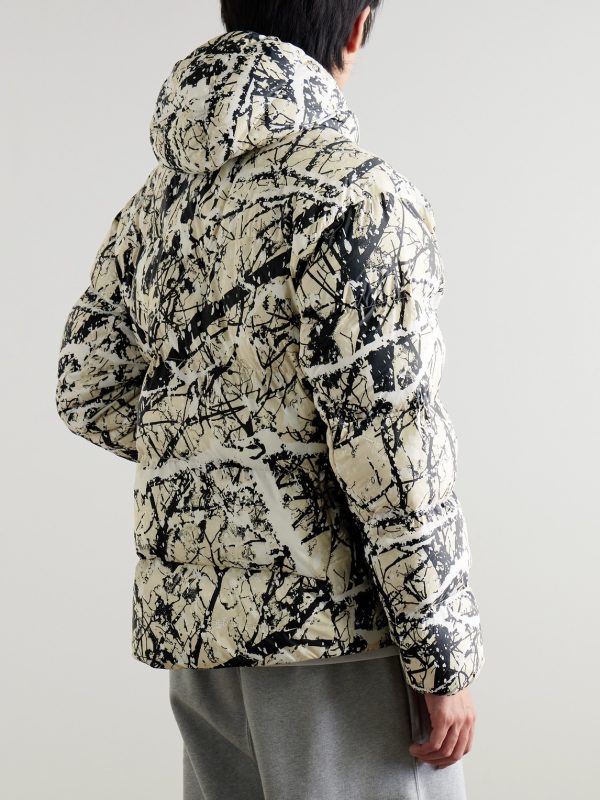 ACG Lunar Lake Printed Quilted Ripstop Hooded Jacket - BK ACG Lunar Lake Printed Quilted Ripstop Hooded Jacket - BK