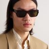 Icon Rectangular-Frame Tortoiseshell Acetate Sunglasses - OU Icon Rectangular-Frame Tortoiseshell Acetate Sunglasses - OU
