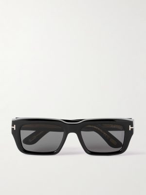 Icon Rectangular-Frame Tortoiseshell Acetate Sunglasses Icon Rectangular-Frame Tortoiseshell Acetate Sunglasses