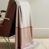 Fringed Colour-Block Silk Blanket Fringed Colour-Block Silk Blanket