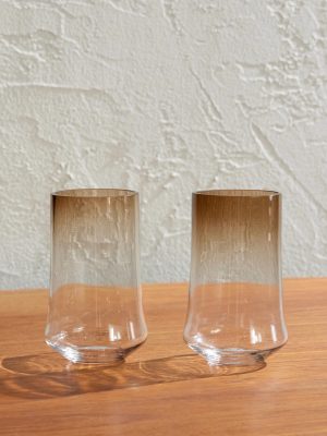 Set Of Two Murano Glass Tumblers Set Of Two Murano Glass Tumblers
