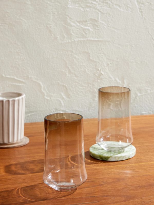 Set Of Two Murano Glass Tumblers - OU