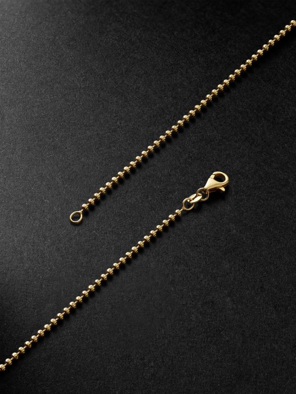 18-inch 14-Karat Gold Ball Chain Necklace - BK 18-inch 14-Karat Gold Ball Chain Necklace - BK