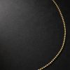 18-inch 14-Karat Gold Ball Chain Necklace 18-inch 14-Karat Gold Ball Chain Necklace