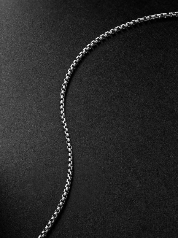 20-inch 14-Karat White Gold Box Chain Necklace - CU 20-inch 14-Karat White Gold Box Chain Necklace - CU