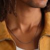 20-inch 14-Karat White Gold Box Chain Necklace - FR 20-inch 14-Karat White Gold Box Chain Necklace - FR