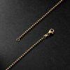 20-inch 14-Karat Gold Ball Chain Necklace - BK 20-inch 14-Karat Gold Ball Chain Necklace - BK