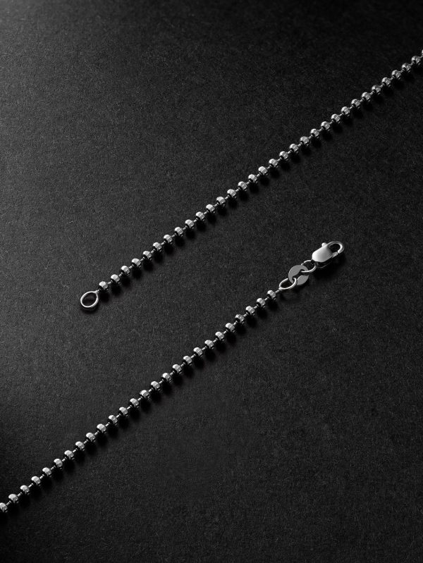 20-inch 14-Karat White Gold Ball Chain Necklace - BK