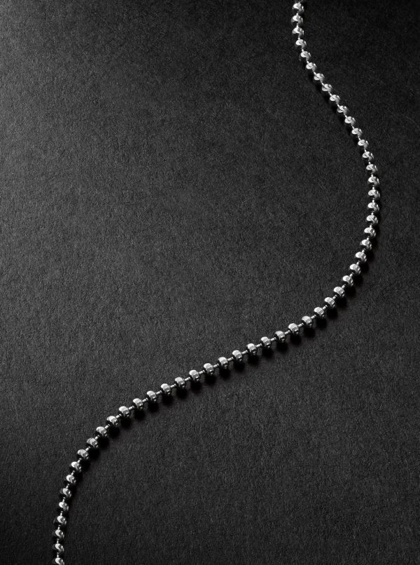 20-inch 14-Karat White Gold Ball Chain Necklace - CU