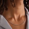 20-inch 14-Karat White Gold Ball Chain Necklace - FR