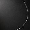 20-inch 14-Karat White Gold Ball Chain Necklace
